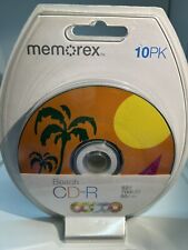 1 Memorex CD-R 10 Pack Beach Theme Recordable 52X 700MB 80Min Sealed Blank Media picture