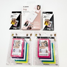 Canon IVY Mini Photo Printer Rose Gold NEW Sealed + 40 ZINK Sheets 10 Magnets picture