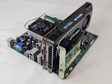 ECS MCP61PM-HM MB/AMD Athlon 64 X2 CPU/EVGA GeForce GTX 580 GPU/Hynix 2GB RAM picture