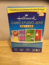 NOS - Hallmark Card Studio Deluxe 2013 Greeting Card Software Windows + Bonus CD picture