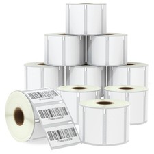 Barcode Labels 2-1/4 x 1-1/4 10 Rolls DYMO 30334 Compatible BETCKEY Replace picture