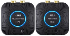 1Mii 2.4GHz Wireless Audio Transmitter Receiver Set (1 TX+1 RX) for TV, 262Ft/80 picture