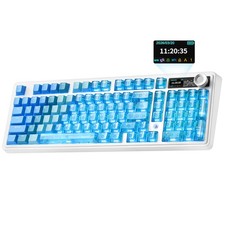 AJAZZ AK980 Pro Dual 8K Wireless Mechanical Keyboard(Blue,Lychee Switch) | 98... picture