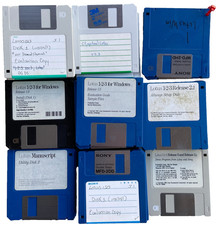 Computer Software Lotus 123 Lot Version 1.0 2.2 3 Windows 3.5” 1989 1991 Vintage picture