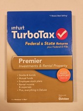2013 TurboTax Premier Investments & Rental Property Federal & State Returns  picture