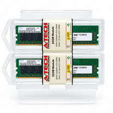A-Tech 64GB 2x32GB PC4-25600 Desktop DDR4 3200MHz Memory Ram picture