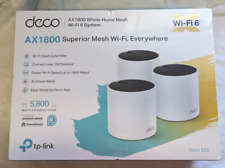 TP-LINK AX1800 Whole Home Mesh Wi-Fi 6 System Deco X25 3-pack Works with Alexa picture
