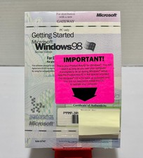 Microsoft Windows 98 Getting Started Manual Second Edition with Product Key picture