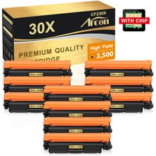 10PK Black 30X CF230X Toner Compatible With HP LaserJet Pro MFP M227fdw M203dw picture