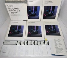 Lotus Symphony Release 2.2 Upgrade 5.25” Disks Software Big Box picture