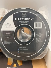 HATCHBOX PLA 1.75mm 3D Printer Filament - White - 1kg Spool - New Sealed picture