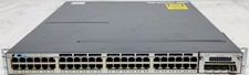 Cisco Catalyst 48 Port Gigabit Ethernet Switch IOS 15.2 IPBase WS-C3750X-48T-S picture