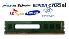 Lot of 5 Major Brand 4 GB PC3L-12800 (DDR3-1600) 1Rx8 DDR3L Desktop Memory picture