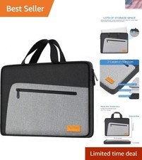 Essential 15.6 Inch Laptop Briefcase - Shockproof & Waterproof for Daily Use picture