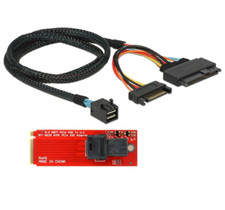 PCI-E X4 NVME converter with SFF-8643 adapter cable M.2 to U.2 SFF-8639 adapter  picture