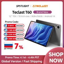 Teclast T60 12 inch 2K Tablet Android 14 8GB+12GB RAM 256GB ROM T616 octa-core 8 picture