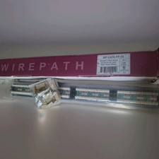 WIREPATH WP-CAT6-PP-24 RACK MOUNT 24-PORT RJ-45 CAT6 PATCH PANEL picture