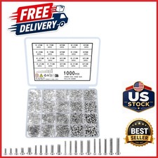1000 Pcs Tiny Screws Assortment Kit for Electronics Repair M1.6 M1.7 M2 M2.5 M3 picture