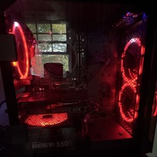 EVGA Gaming Desktop Tower EVGA GeForce GTX, KRATOS M1 550B PSU, RGB, HDMI/DVI picture
