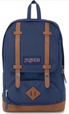 JANSPORT Cortlandt Unisex Backpack  15” Laptop School-  Blue (Navy) - New w/Tag. picture