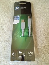 HP Monster 6 ft. A to B USB Cable 480 MbPS USB-6 ES 122243-00 – NEW - SEALED picture