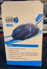BTO M650 Optical Mouse Ergonomic AND + BTO Keyboard NEW picture