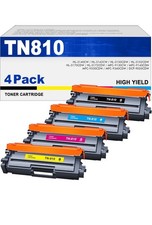 TN810 TN-810 Toner Cartridge 4 Pack High Yield Replacement for Brother TN810 ... picture