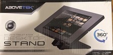 Lot of 2 AboveTek Security Tablet Kiosk Desktop Stands - Black - TH-3288 picture