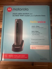 Motorola AC1900 Wifi Router 24x8 Cable Modem Xfinity COX Spectrum Comcast picture