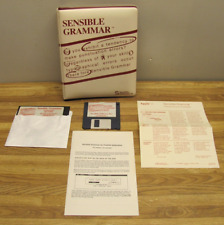 Vtg 1985 APPLE ProDOS Sensible Grammar Manual With Software Sensible Software picture