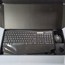 Logitech K850 Wireless Bluetooth PC Keyboard- Black with M720 mouse picture