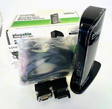 New Open Box Plugable UD-3900 Universal Dual Monitor Docking Station USB 3.0 picture
