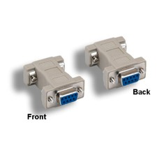 Kentek DB9 Female to Female Adapter Molded Connector Serial Port RS-232 Pin picture