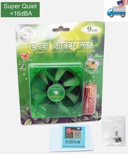 NEW Evercool Ever Green Low Noise Quiet 92mm x 25mm 3-pin PC Case Cooling Fan picture
