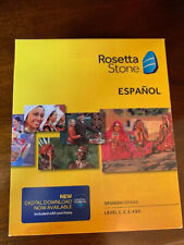 Rosetta Stone Spanish, levels 1-5 language program  picture