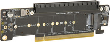 Pcie 4.0 X16 to Dual M.2 Nvme SSD Expansion Card, 2-Port Splitter Adapter picture