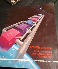 Vintage RARE 1984 MOTOROLA VME SYSTEMS BROCHURE  picture