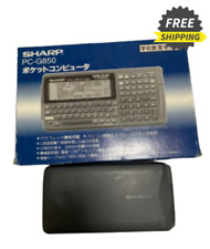 SHARP Pocket computer PC G850V Function Calculator Tested Used Japan W/Box picture
