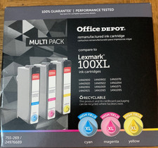 Office Depot Lexmark 100XL Printer Ink picture