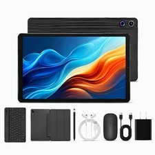 Android 16 Tablet 10.1 Inch, 2-in-1 Tablet Bundle with Keyboard, Wireless Mou... picture