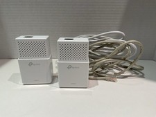 2 TP-Link Power Line Adapters, Model TL-PA7010, Ethernet Cables picture