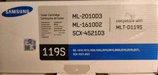Samsung 119S /MLT-D119S Toner Cartridge 2,000 Pages Black Open Box Sealed Pack picture