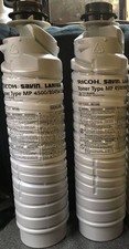 2 Genuine Ricoh 841346 Black Toner Cartridge Bottles MP 3500/4000/4001/4500 picture