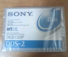 7 New Sony 8 GB DDS-2 .. 4 GB Native, 8GB Compressed Data Cartridge  picture
