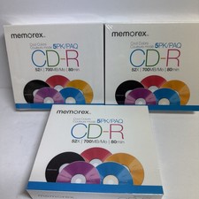 Lot Of 3 Memorex CD-R 