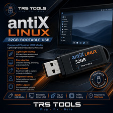 AntiX Linux Bootable USB 32GB Prepared Physical Media picture