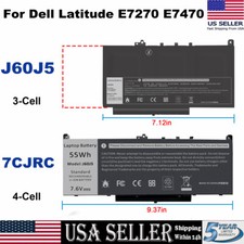 ✅J60J5/7CJRC  Battery For Dell Latitude E7270 E7470 7470 7270 MC34Y /Charger picture