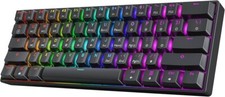 HK Gaming GK61 RGB Keyboard -Optical (Gateron Brown) picture