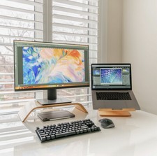 Wood desk organization set (2 pieces) / Ergonomic Home Office Supplies picture