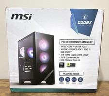 MSI Codex R2 AI Ultra 7 265 RTX 5060 Ti - 32GB 2TB - Gaming Desktop NEW SEALED. picture